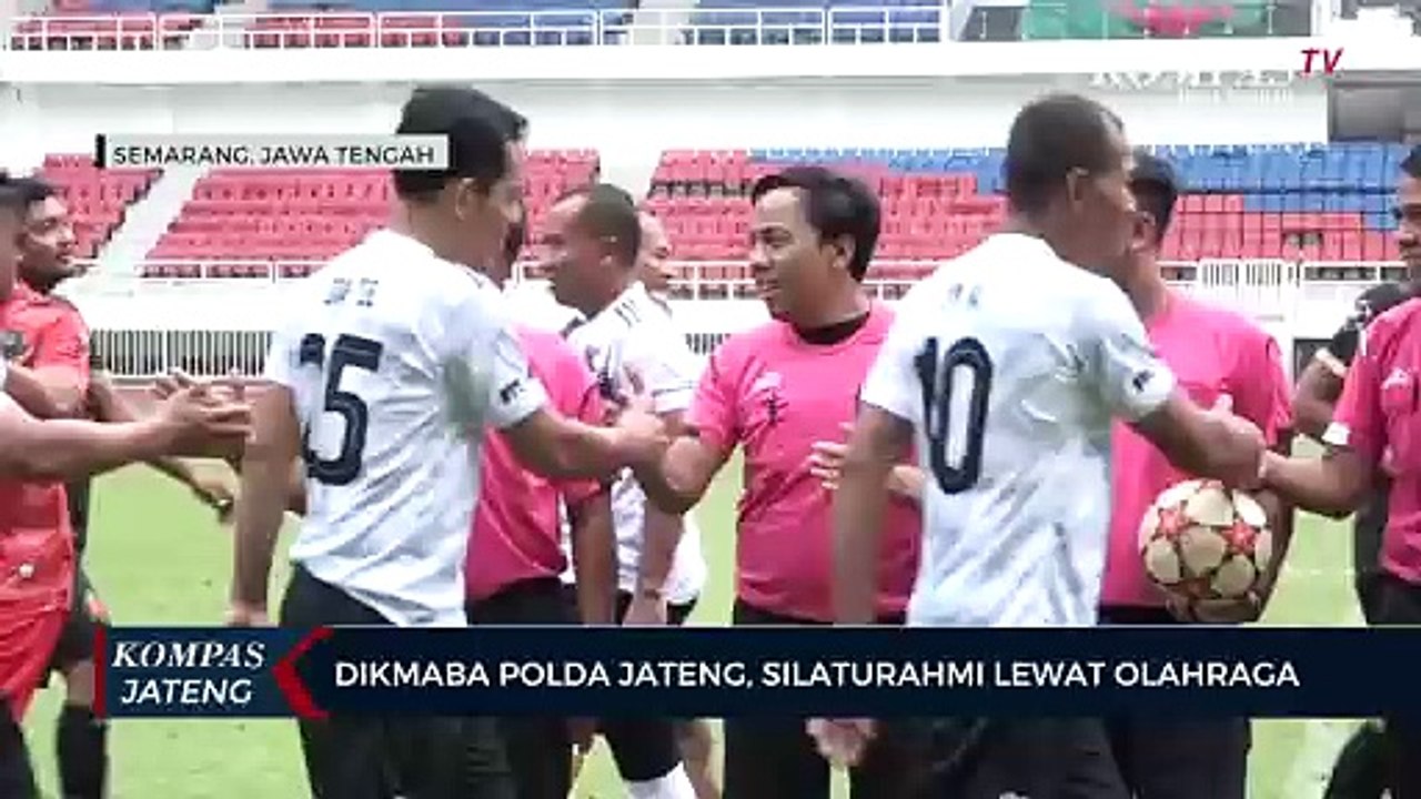 Dikmaba Polda Jateng, Silaturahmi Lewat Olahraga