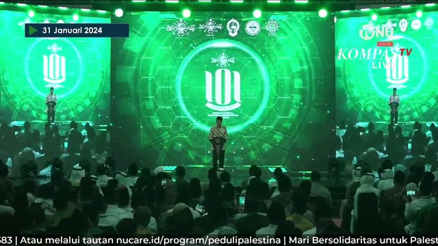 [FULL] Pidato Jokowi Hadiri Harlah ke-101 Nahdlatul Ulama, Beberkan Bisikan ke Presiden MBZ