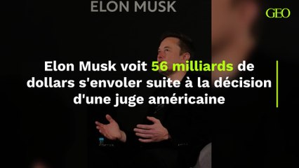 Elon Musk voit 56 milliards de dollars s'envoler suite à la décision d'une juge américaine