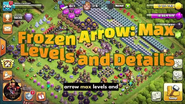 Clash of Clans Frozen Arrow | Max Levels and Details | COC Leak & Updates | @AvengerGaming71