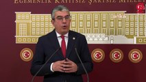 CHP Grup Başkan Vekili Gökhan Günaydın, TBMM'de Can Atalay kararı ile ilgili basın toplantısı düzenledi