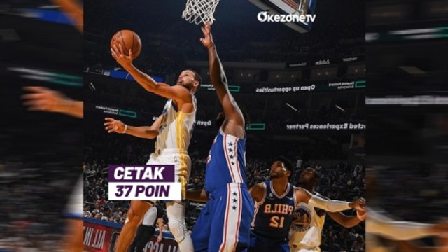 Stephen Curry Gemilang, Golden State Warriors Menang atas Philadelphia 76ers