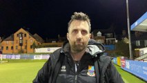 Farnham Town manager Paul Johnson post-Abbey Rangers