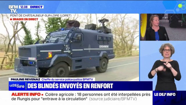 Colère des agriculteurs: Gérald Darmanin demande un renfort de véhicules blindés dans le Loiret et en Essonne dans une posture défensive