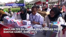 Antusiasme Pemilih dan KPPS di Ikuti Simulasi Pencoblosan Pemilu 2024 di Cianjur