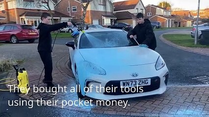 Hartlepool teens set up car detailing business