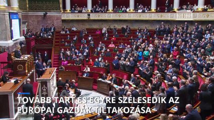 Tovább tart és szélesedik Európában a gazdák tiltakozása