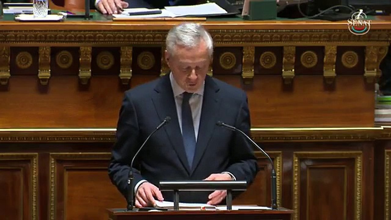 "Je suis né en 1989" : Bruno Le Maire lit le discours de Gabriel Attal et fait rire les sénateurs
