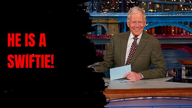 David Letterman Stands Up for Taylor Swift