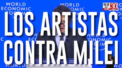 Artistas se expresan contra la gestión de Javier Milei