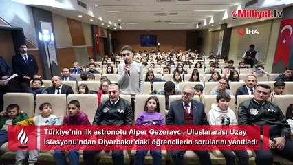 Astronot Alper Gezeravcı'ya uzaylı ve karadelik sorusuna cevap