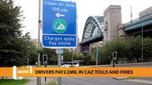 Newcastle headlines 31 January: Drivers pay £2m in Newcastle Clean Air Zone tolls and fines
