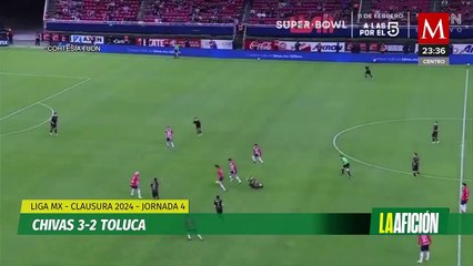 Chivas consigue su primer triunfo del Clausura 2024 tras vencer a Toluca
