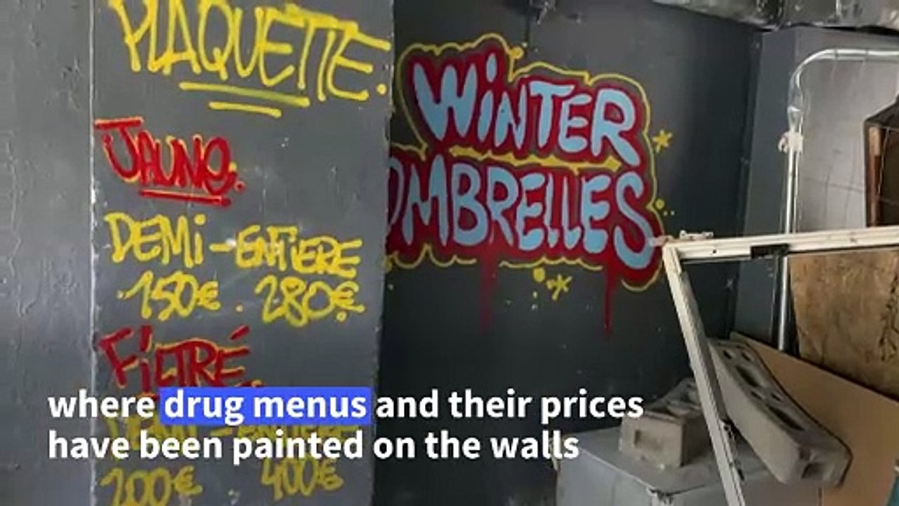 Police officers fighting drug trafficking and gangs in Marseille