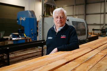 Hales Sawmill Owner turns 96 Years Old and Talks about his time there