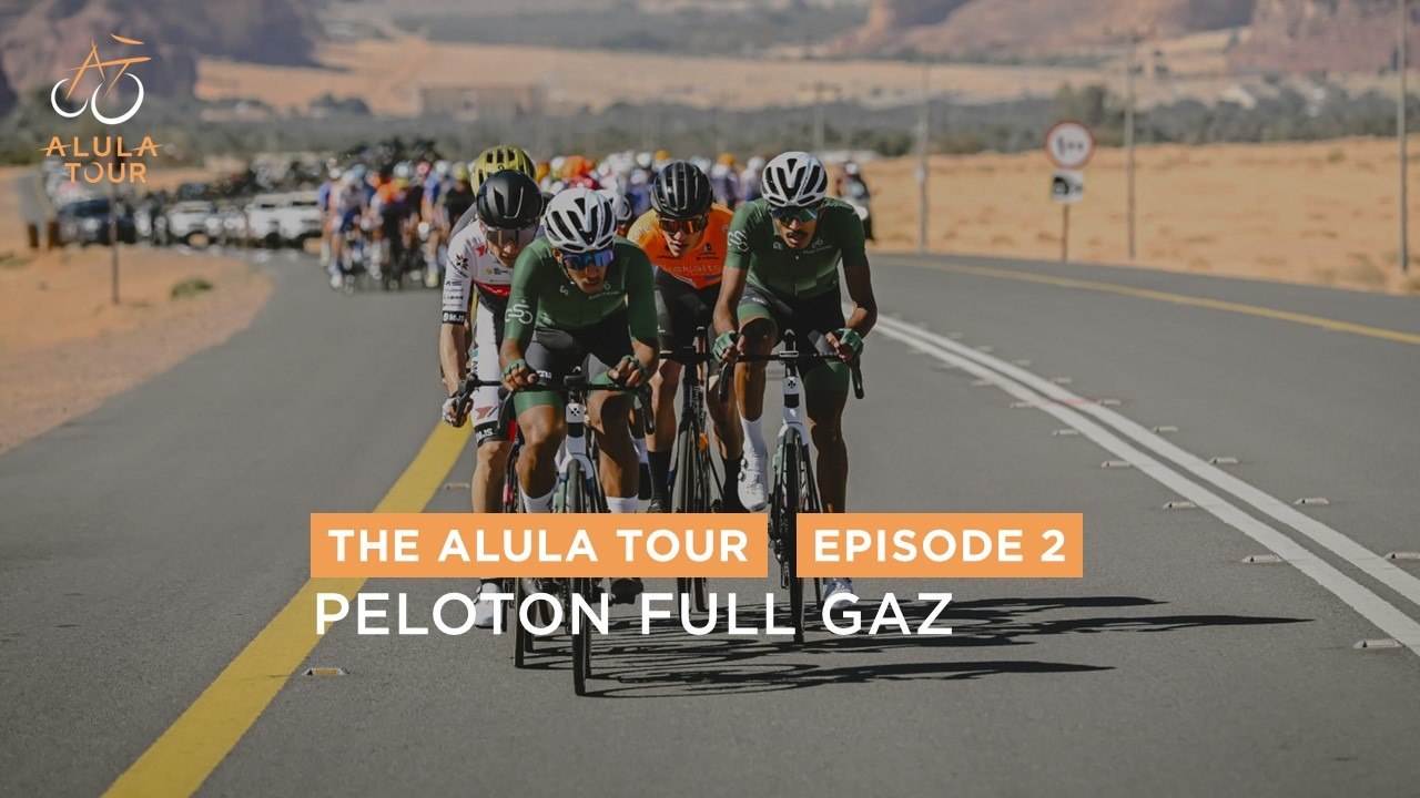Peloton full gaz - Stage 2 - The AlUla Tour 2024