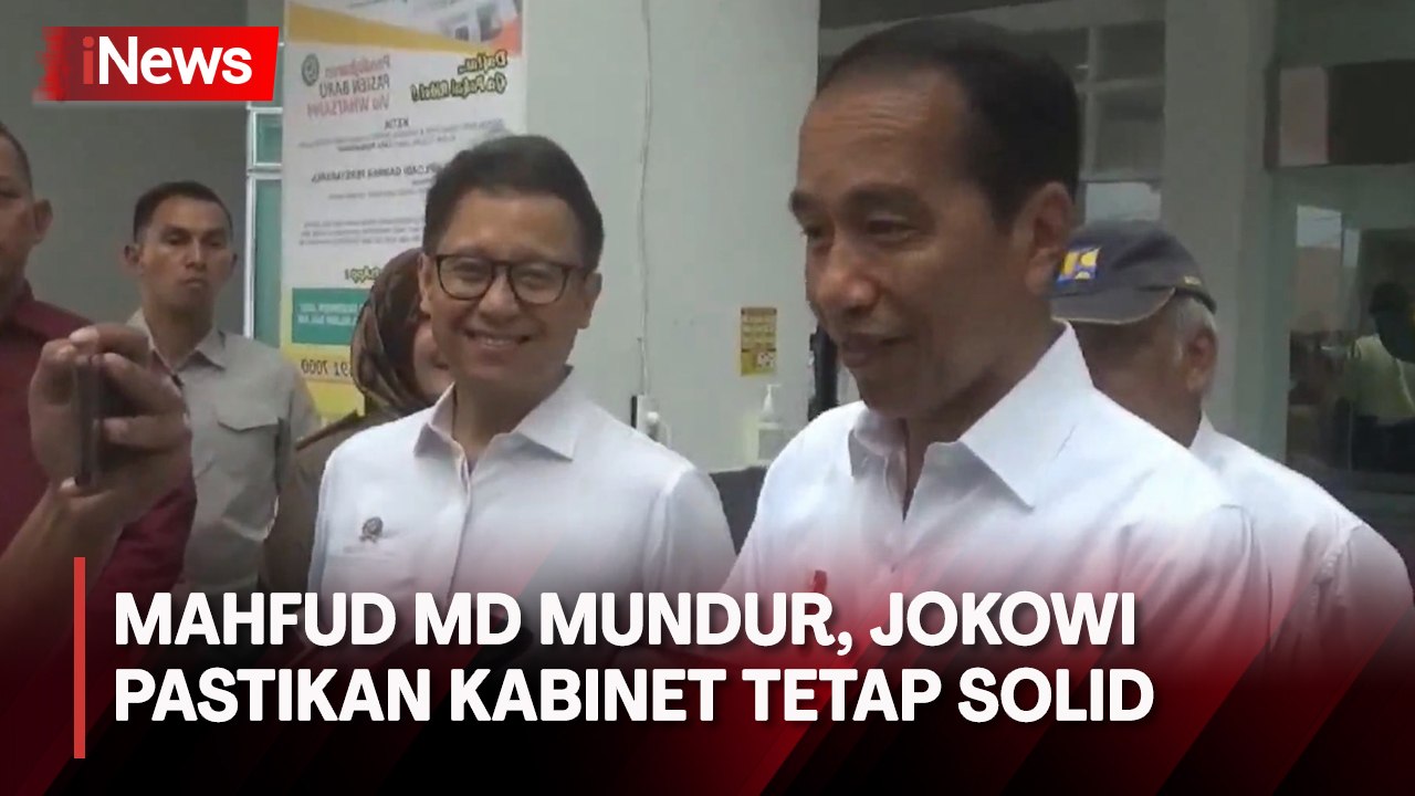 Menkopolhukam Mahfud MD Mundur, Jokowi: Kabinet Indonesia Maju Tetap Solid