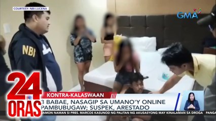 3 babae, nasagip sa umano'y online pambubugaw; suspek, arestado | 24 Oras