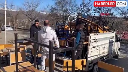 Tunceli'de Depreme Dayanıksız Okulların Yıkımı Başladı