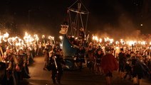Women and girls join procession for first time at Shetland’s Up Helly Aa fire festival