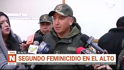 Segunda víctima de feminicidio El Alto