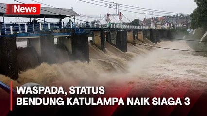 Hujan Deras Guyur Kawasan Bogor dan Puncak, Status Bendung Katulampa Naik Siaga 3