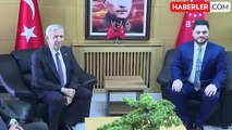 Mansur Yavaş, BTP Genel Başkanı Hüseyin Baş'ı ziyaret etti