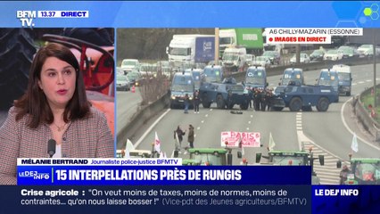 Download Video: Agriculteurs en colère: 15 personnes interpellées près de Rungis pour 