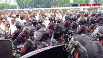 Massa Demo Apdesi Membubarkan Diri dari Depan Gedung DPR Usai Dipukul Mundur Polisi