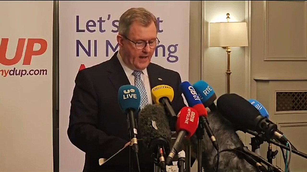 Speech given by Sir Jeffrey Donaldson in the immediate aftermath of the DUP executive meeting on the restoration of Stormont, 30.01.24