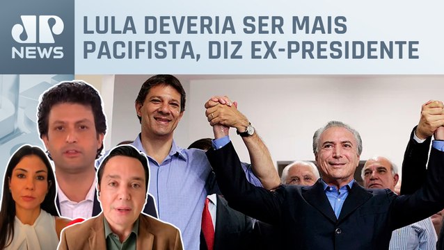 Alan Ghani, Amanda Klein e Claudio Dantas analisam elogios de Temer a Fernando Haddad