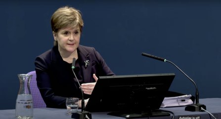 Watch Again: Nicola Sturgeon at the UK Covid Inquiry in Edinburgh - Session 1