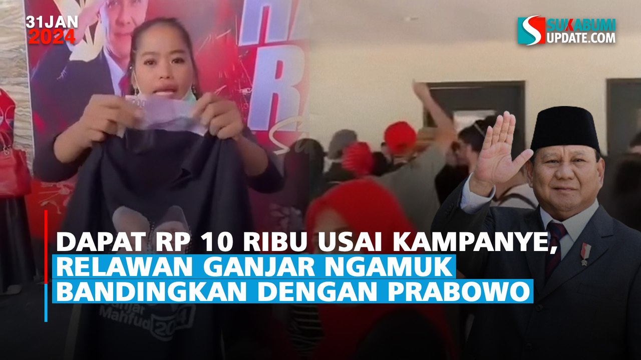 Dapat Rp 10 Ribu usai Kampanye, Relawan Ganjar Ngamuk Bandingkan dengan Prabowo
