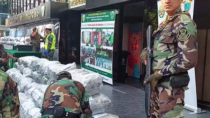 Perú incauta 7,2 toneladas de cocaína destinada a Bélgica