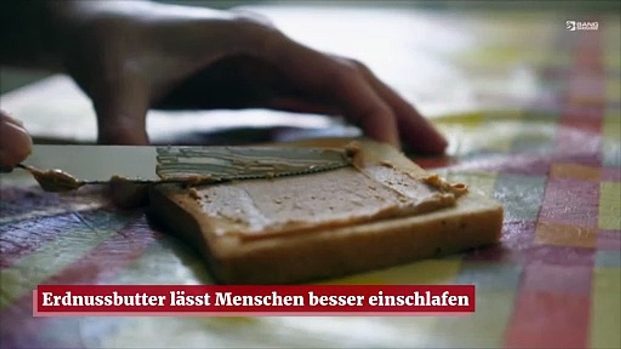 Erdnussbutter lässt Menschen besser einschlafen