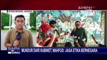 Kata Jokowi Ketika Ditanya soal Pengunduran Diri Mahfud MD dari Kabinet