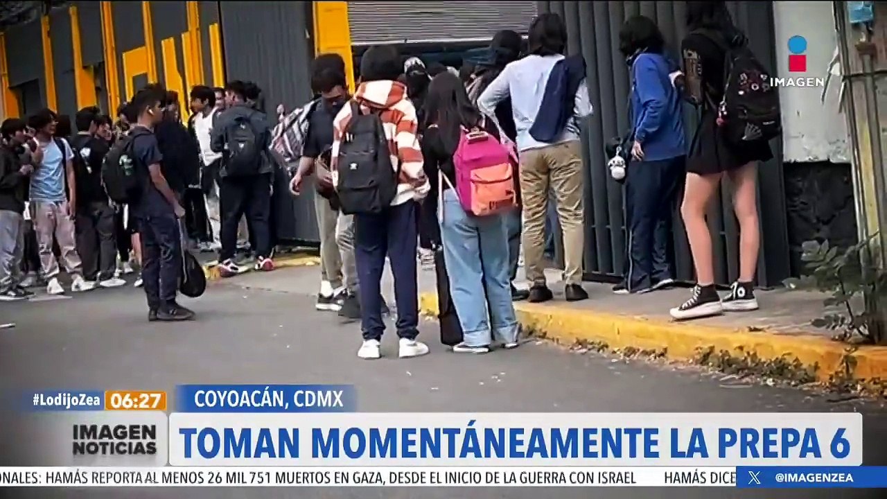Toman la Prepa 6 de la UNAM por más de tres horas - Vídeo Dailymotion