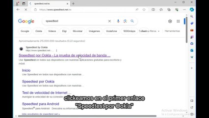 como testear la velocidad de internet