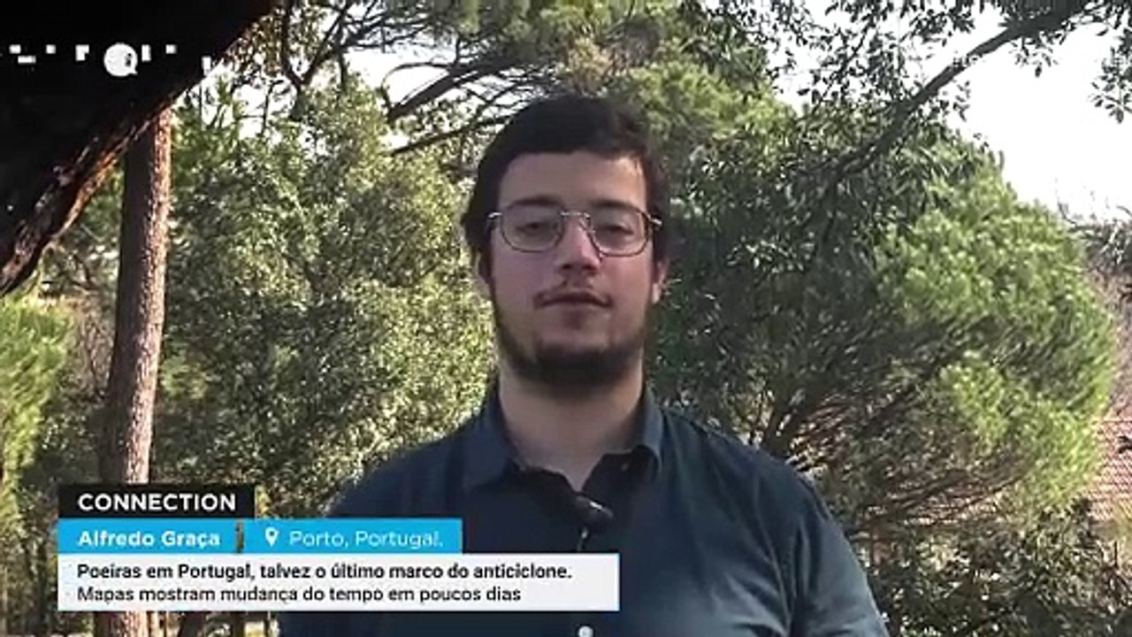 Poeiras em Portugal, talvez o último marco do anticiclone. Mapas mostram mudança drástica do tempo em poucos dias