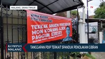Respons DPC PDIP Kota Malang soal Spanduk Penolakan Gibran: Bukan Dari Kami