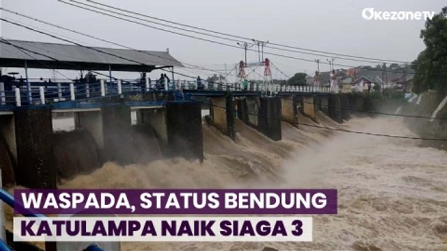 Kawasan Bogor dan Puncak Hujan Deras Status Bendung Katulampa Naik Siaga 3