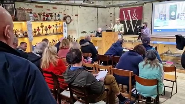 Auction of Phoenix Nights props at Leyland auction house - Wednesday, January 31, 2024