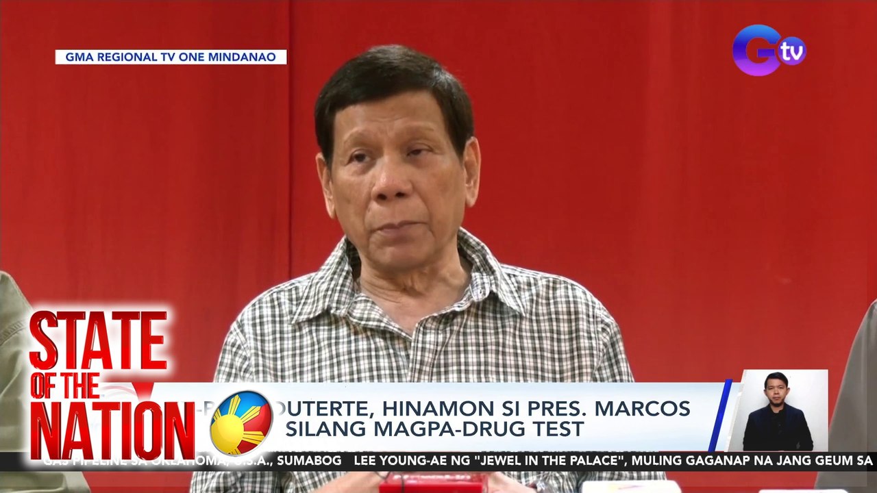 EX-Pres. Duterte, hinamon si Pres. Marcos na sabay silang magpa-drug test | SONA
