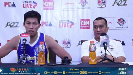 Interview with Best Player Mark Barroca and Coach Chito Victolero [Jan. 31, 2024]