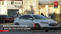 Atacan a policía tras salir de laborar en Tijuana, Baja California