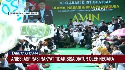 Anies Komentari soal Warga Bentangkan Spanduk Ganjar di Gunungkidul