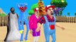 Scary Teacher 3D Miss T vs 5 Neighbor And Nick Joker and Tani Troll Ride Horse Squid Game Challenge