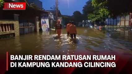 Warga Mulai Mengungsi Usai Banjir Rendam Ratusan Rumah di Kampung Kandang Cilincing