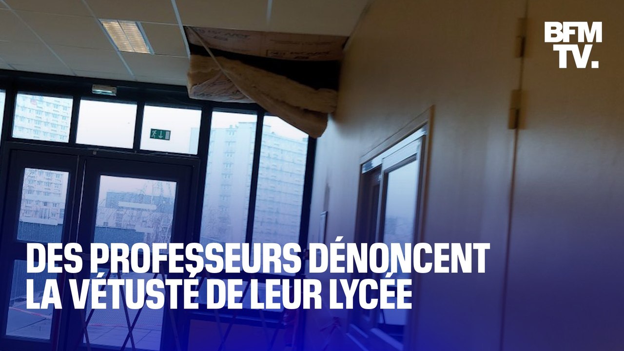 Les plafonds d'un lycée d'Alfortville menacent de s'effondrer, les professeurs exercent leur droit de retrait