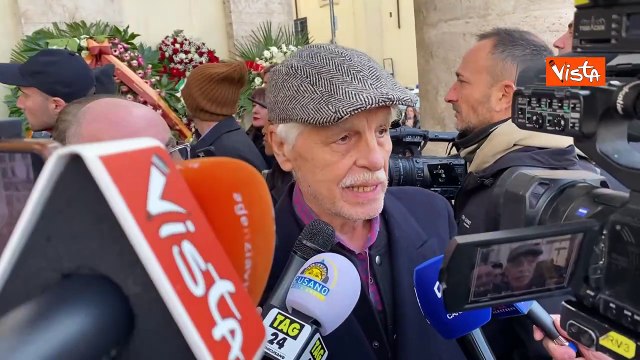 Funerali Sandra Milo, Michele Placido: Sandra era generosa, donare, l?ha fatto tutta la vita